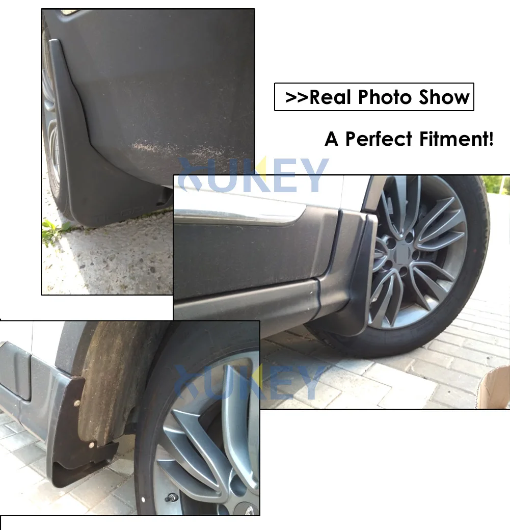 OE Styled Set Molded Car Mud Flaps For Tiggo5 Chery Tiggo 5 DR6 Mudflaps Splash Guards Mud Flap Mudguards Accessories