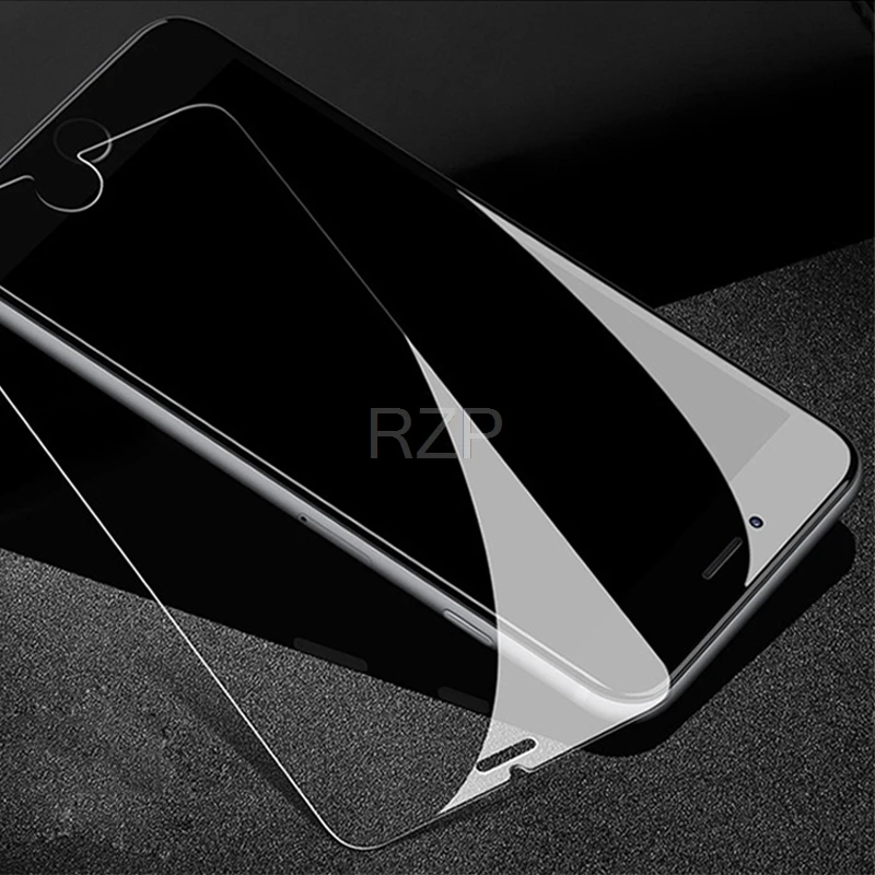 

RZP 9H Screen Protectors For iPhone 5 5S 5C SE 6 6S 7 8 Plus XR X XS 11 Pro Max Tempered Glass For iPhone 6 7 10 Protective Film