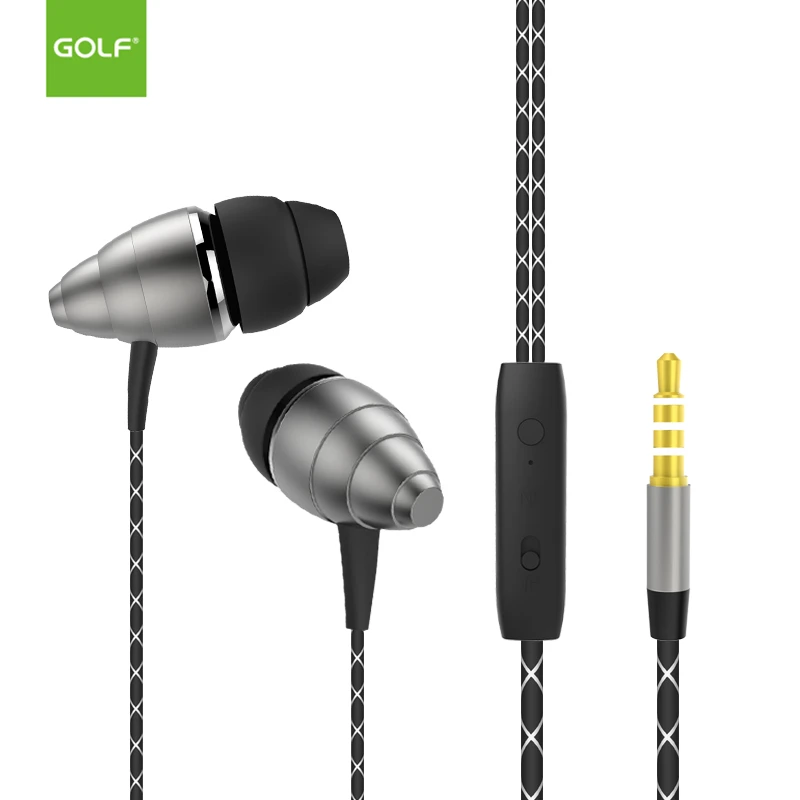 Наушники GOLF Universal 3,5 мм джек In-Ear для iPhone 4S/5S/6S Plus Samsung S6 S7 LG G3 G4 Android Phone Music.