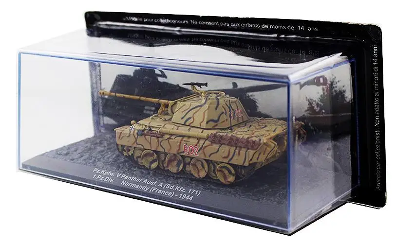 Pz. Kpfw. V Panther Ausf. A(Sd. Kfz.171) 1. Pz. Div Normandy 1/72 литой под давлением бак IXO