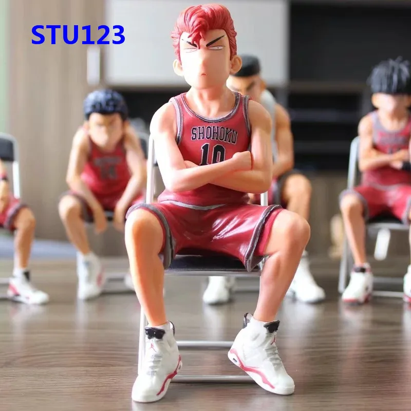 5 шт./компл. SLAM DUNK серия табуретов Hanamichi Sakuragi покупки в рукоятке детская игрушка