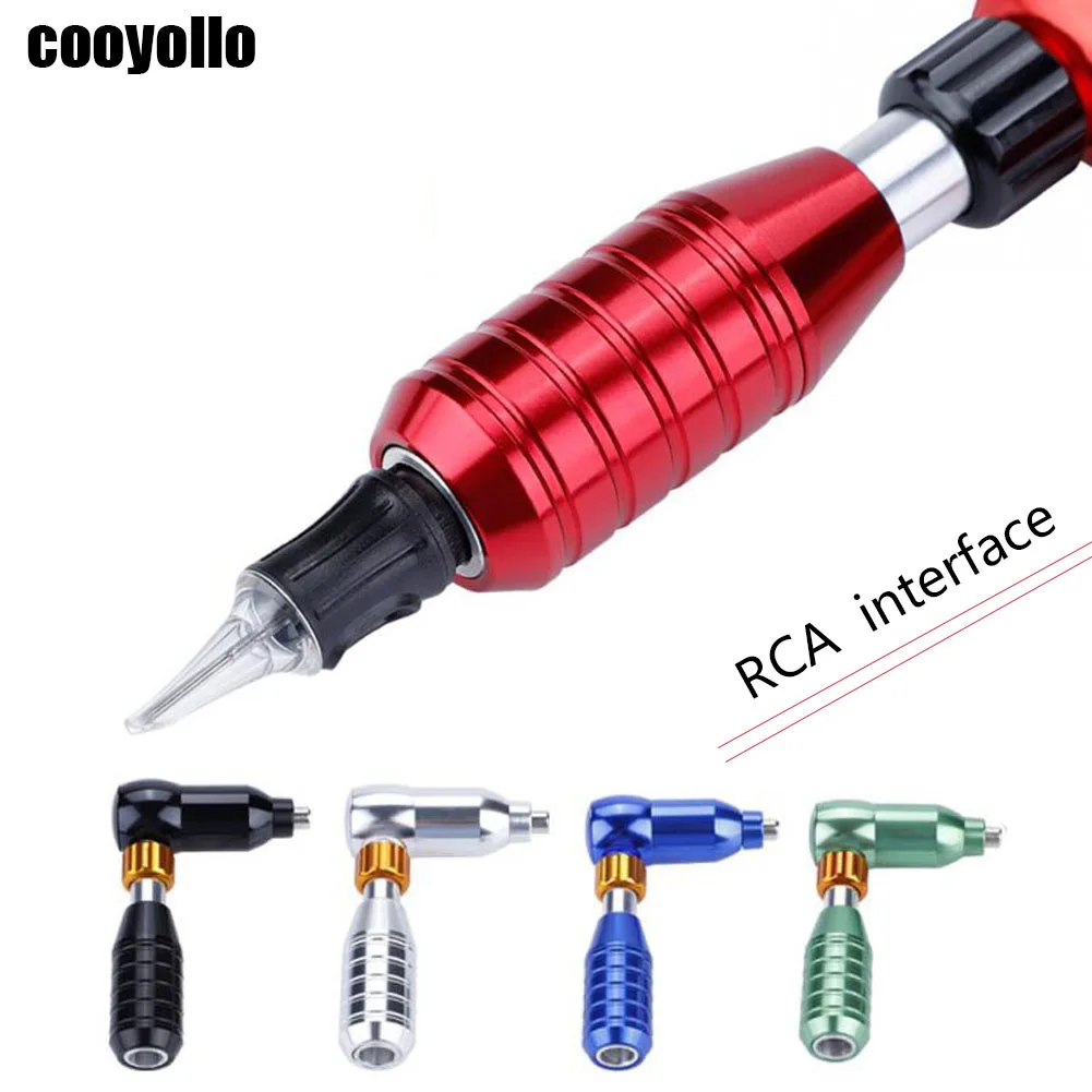 

Alloy Rotary Tattoo Machine Gun Studio Gourd Electric Motor Tattoo Pen RCA Interface Body Art Makeup Supply + 1 Cord + 1 Needle