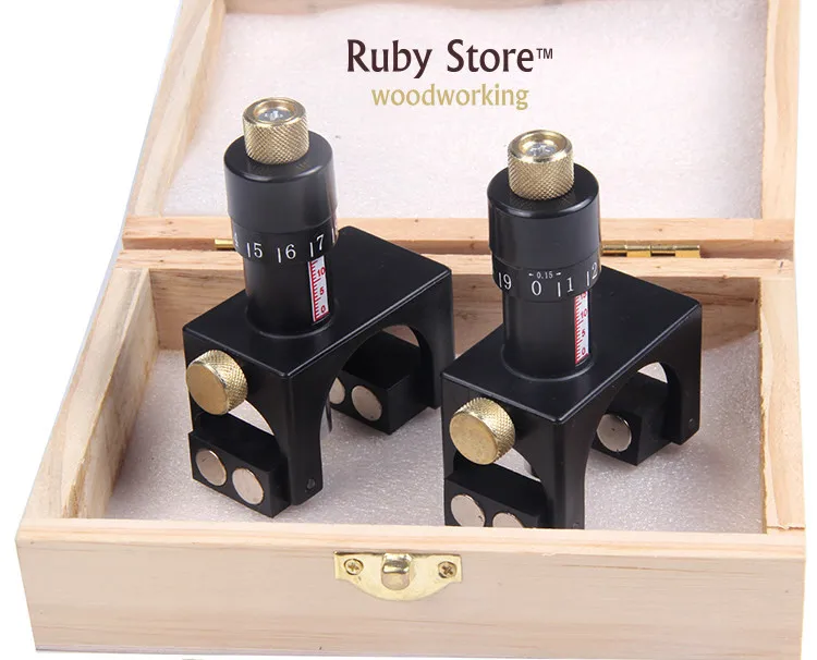Регулируемое Магнитное строгальное устройство для установки ножей Jig Height Setter Tool-Set of 2