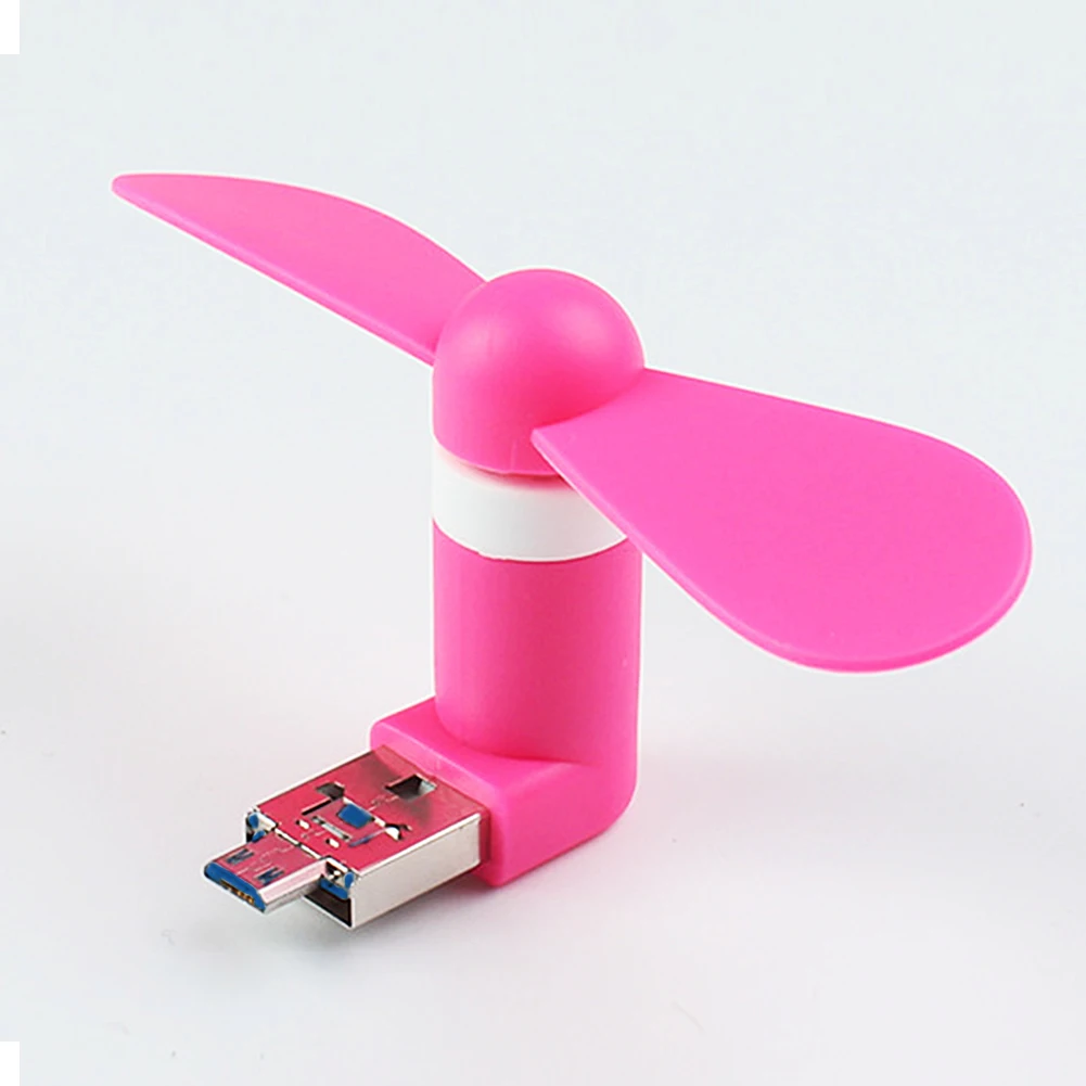 Горячий Новый портативный OTG мини микро USB вентилятор сильный ветер охлаждения