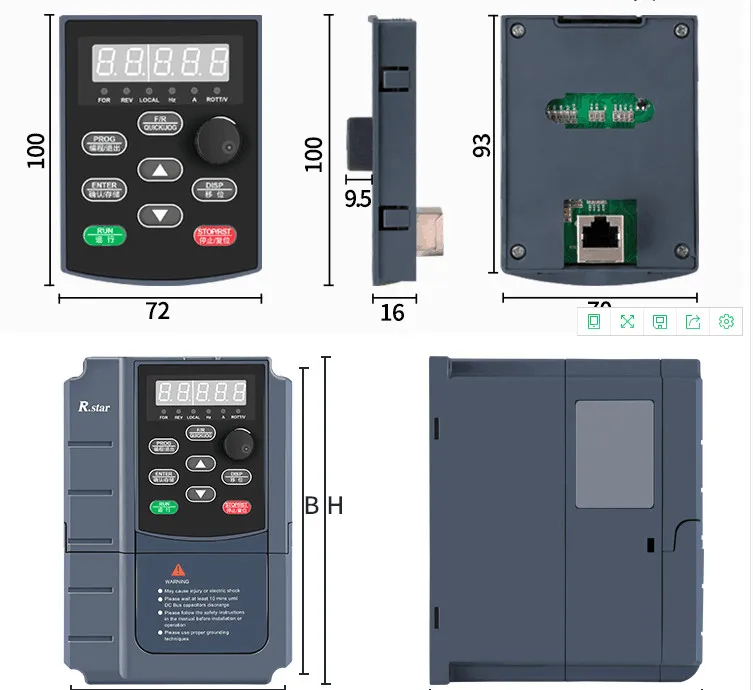 Three-phase frequency converter 380V 30KW pump fan motor speed regulation | Электроника