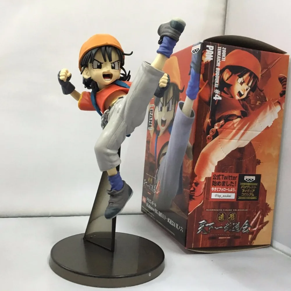 Banpresto скульптуры Dragon Ball Z Pan ПВХ фигурка 18 см GT Коллекционная модель игрушки Bandai