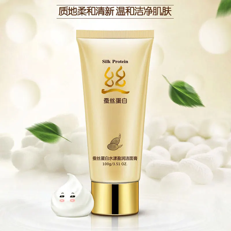 BIOAQUA Silk Protein очищающее средство для лица контроль жирности уход за кожей глубокое