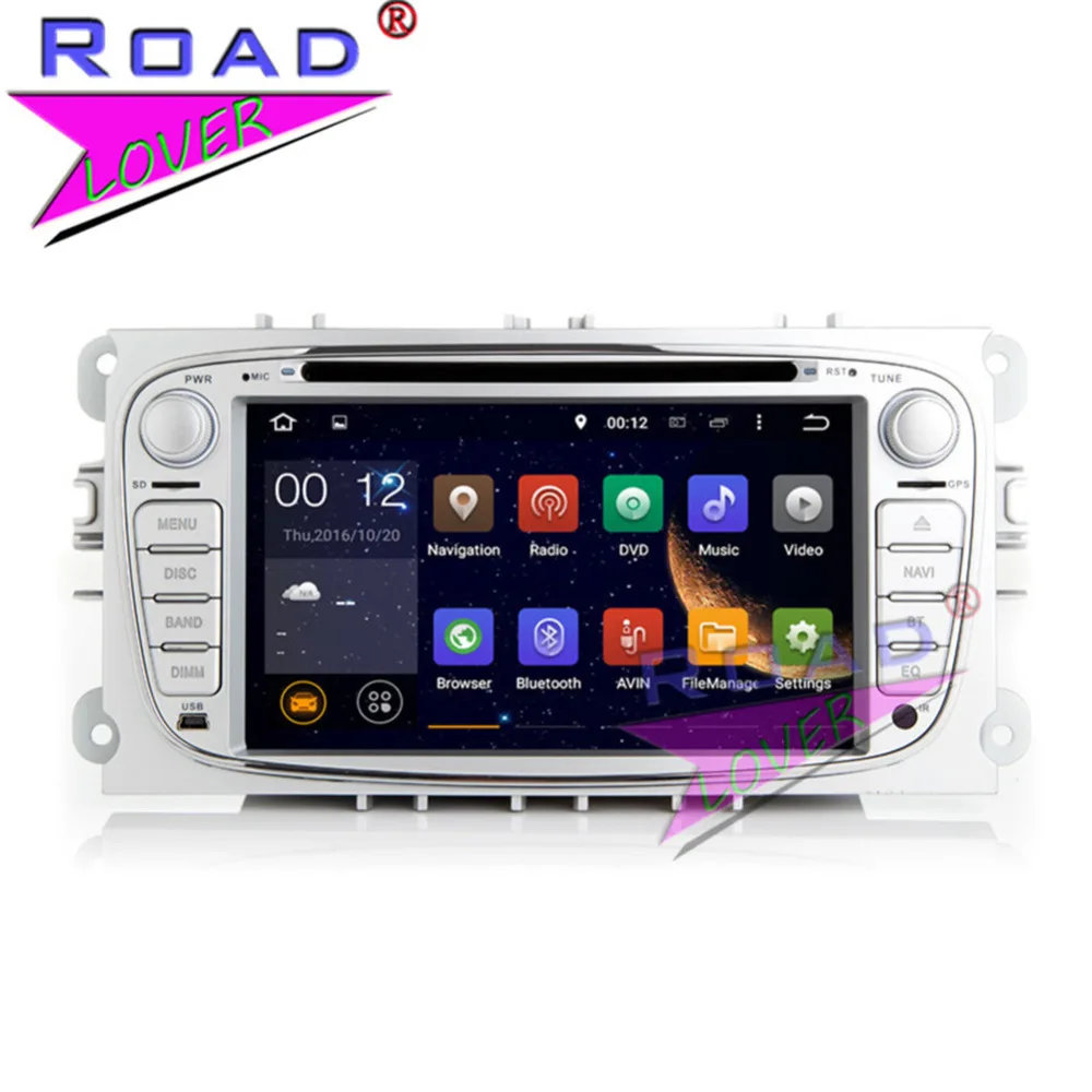 TOPNAVI Новый 4G + 32GB Android 8 0 Восьмиядерный Автомобильный DVD плеер для Ford Focus Mondeo Стерео