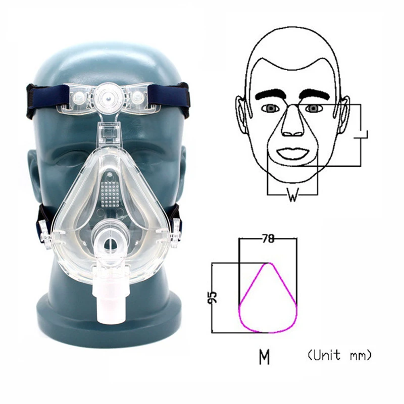 Cpap маски cpap носовая маска апноэ сна рот и носовая маска с головным убором для cpap машин для апноэ сна диаметр трубы 22 мм