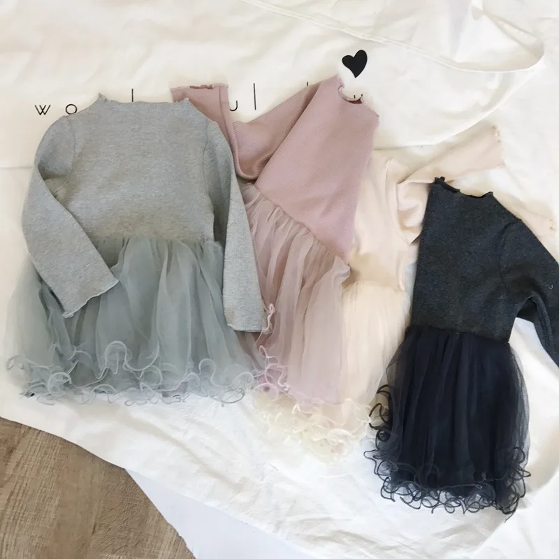 Girls' Dress Children's Long Sleeved dress 2018 Spring And Autumn New Princess Baby Girl Clothes | Детская одежда и обувь