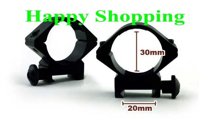 

1 pair of 30mm low profile scope mount 20mm weaver base for huntingg