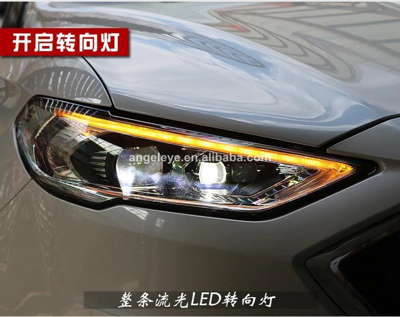 Для Mondeo светодиодный налобный фонарь светодиодный светильник для FORD Fusion titanium SY