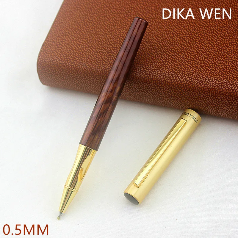 Шариковая ручка dika wen Coffee gold шариковая с зажимом черные чернила 0 5 мм Заправка