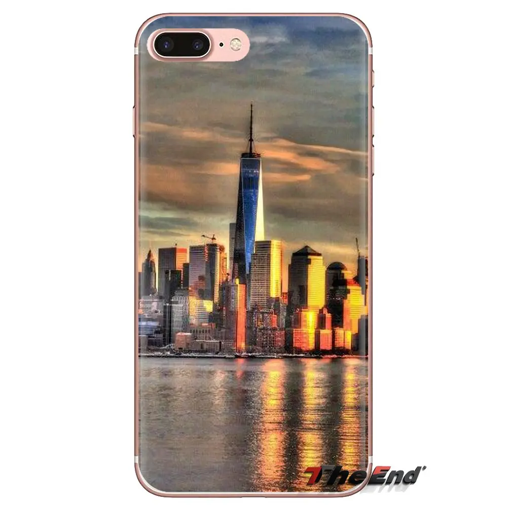 Мягкая сумка One World Trade Center Freedom Tower для Huawei Nova 2 3 2i 3i Y6 Y7 Y9 Prime Pro GR3 GR5 2017 2018 2019 Y5II Y6II |