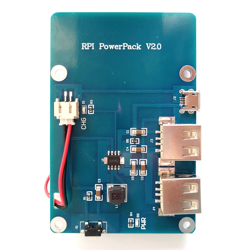 Плата расширения литиевого аккумулятора с переключателем для Raspberry Pi 3 2 Модель B 1