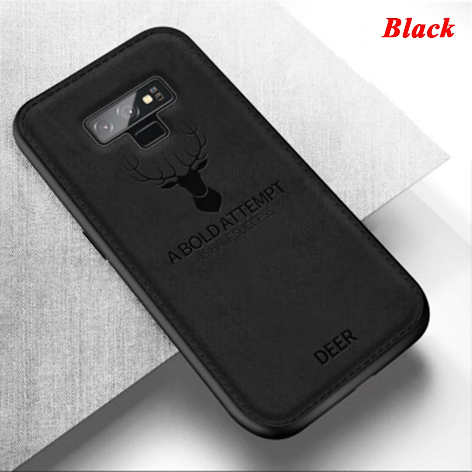 Модный чехол с мягкими краями для Samsung Galaxy S8 Plus в деловом стиле холщовая задняя