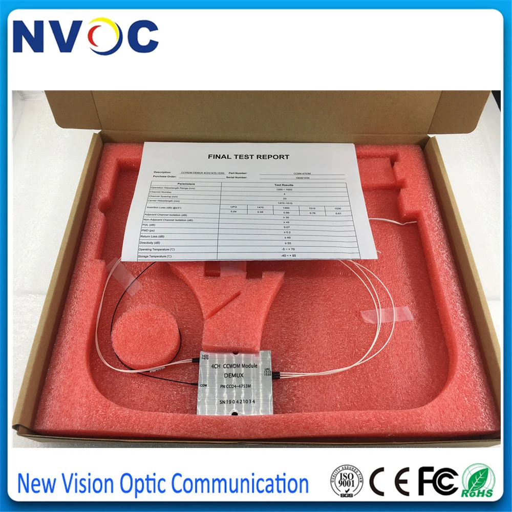 1*4 CCWDM MuxDemux модуль с 25 см LCUPC(1470,1510, нм) разъем и 35 см портом FCUPC COM, с 35 см портом FCUPC UPG (art.: 7af4a7ce0) - 7af4a7ce0