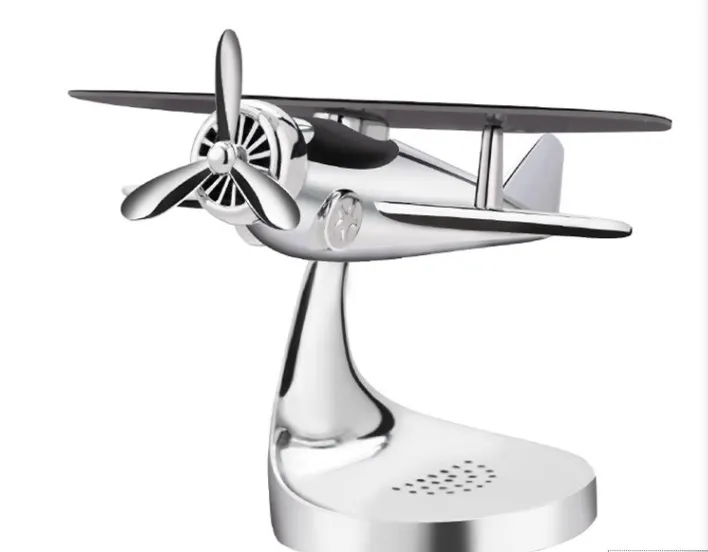 

Car styling Solar Energy Aircraft Model Ornaments Plane Decoration Car Styling Solar Powered airplane Kit Flyradar model