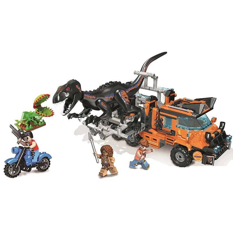 Динозавры игрушки T-Rex совместимые с LegoING мир Юрского периода 2 комплекта блоки