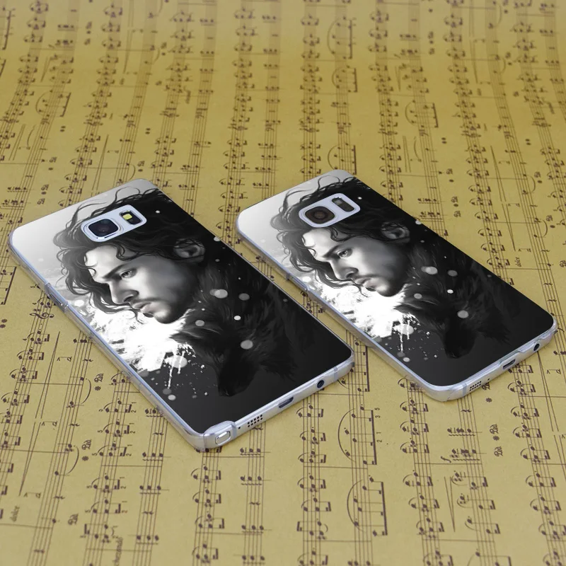 Dream Фокс b1975 Джон Сноу Игра трон прозрачный жесткий чехол для ПК Samsung Galaxy S 4 5 6 7 8
