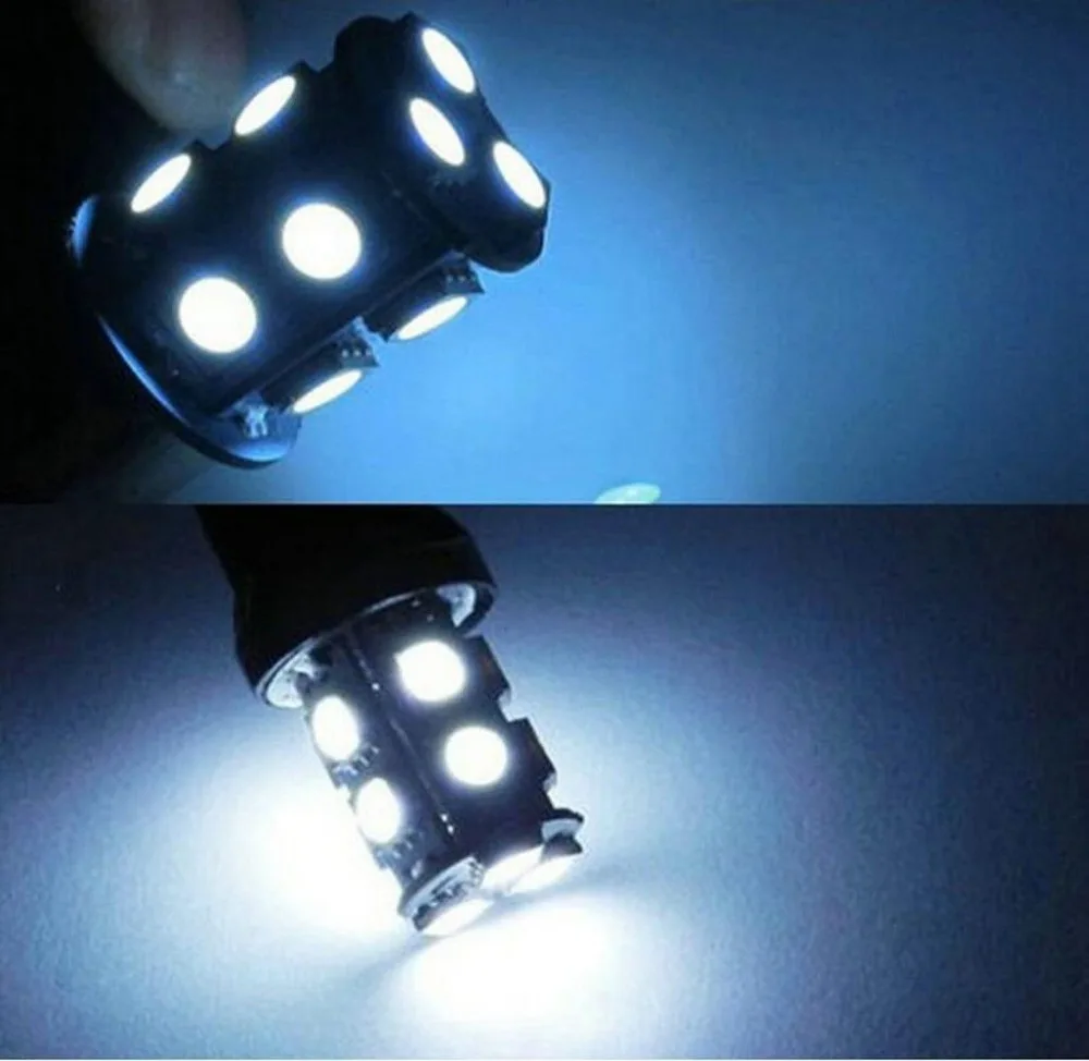 10 шт. s25 1156 светодиодный поворотный сигнал B 12 В 1157 BAY15D 5050 13 SMD BA15S P21W светодиодные
