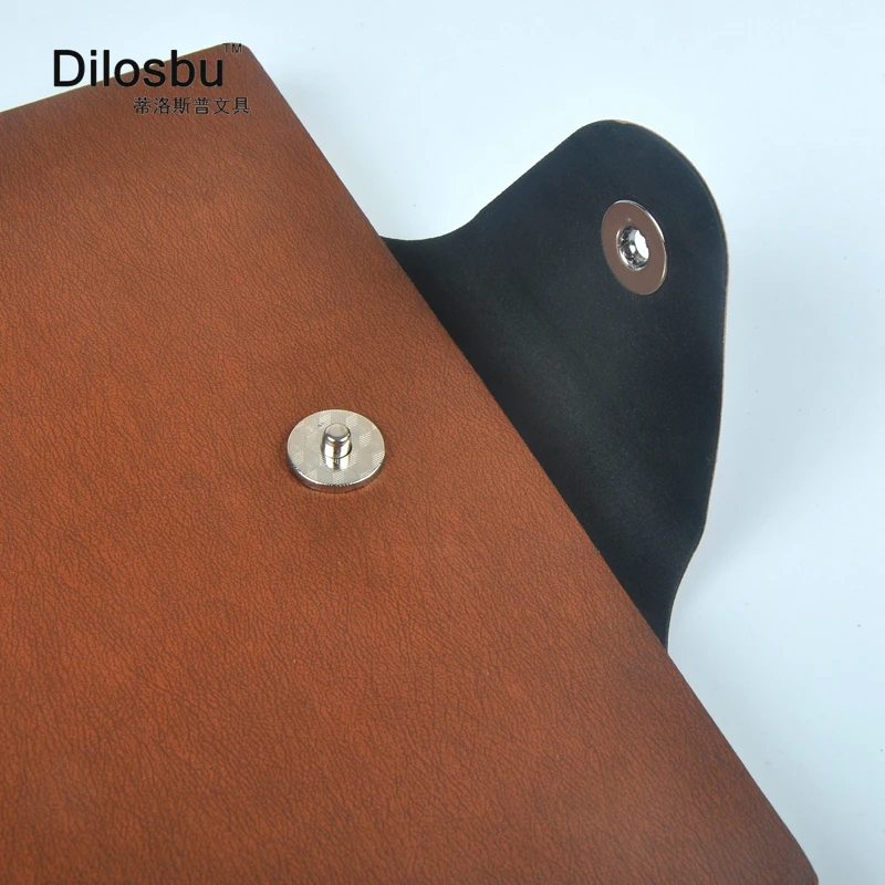Кожаная книга Dilosbu Filofax A5 бумажный блокнот путешественника B5 черный дневник
