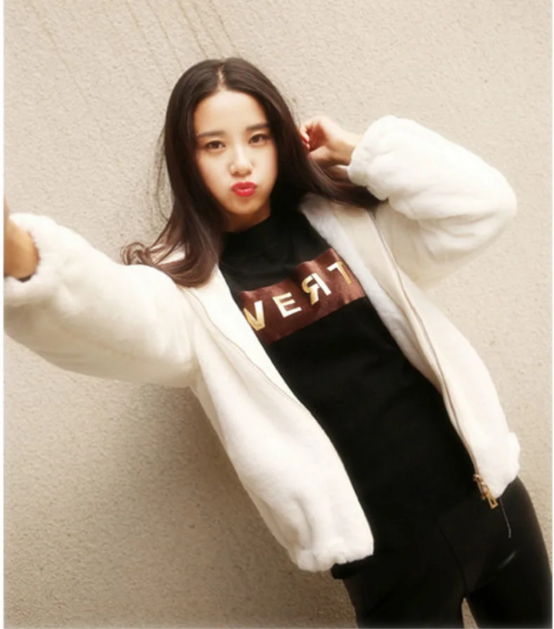 Короткая женская куртка с капюшоном из искусственного меха Размеры S/6Xl|Куртки
