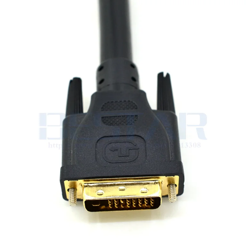 Кабель DVI 24 + 1 Папа-папа 30 см WQXGA(2560x1600) DVI-D Dual-Link 25pin HD 2K для киноэкрана Dell UltraSharp 3007мпп
