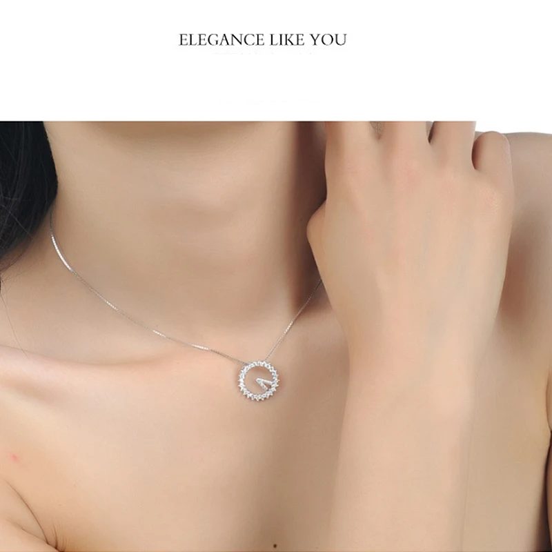 1 шт. серебряные часы ниспадающее ожерелье на шею корейский стиль цепочка в