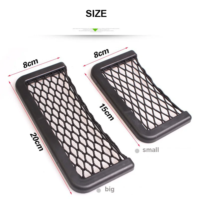 Car Mesh Net Bag Organizer Universal Storage Holder Pocket for BMW E46 Creative Sundry Styling Accessories | Автомобили и