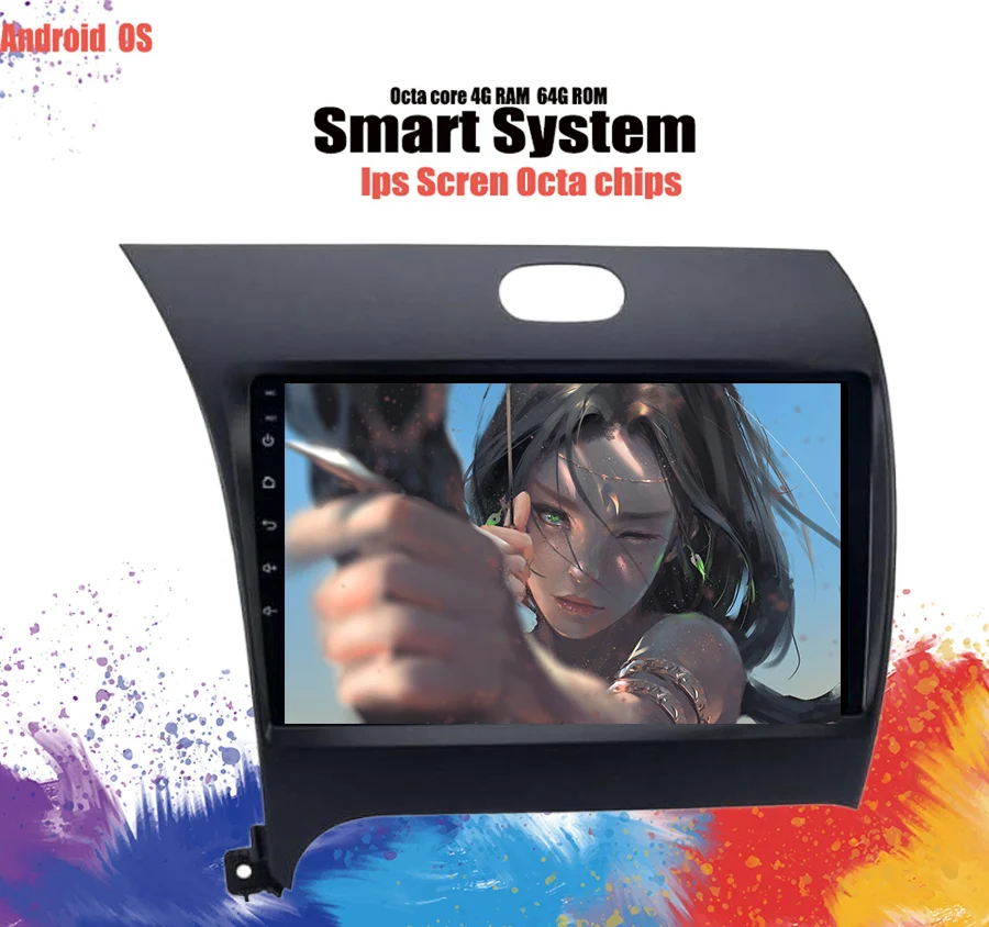 2din 2.5D android 10 0 автомобильный DVD мультимедийный плеер для KIA Cerat K3 2013 2014 15 16 forta видео