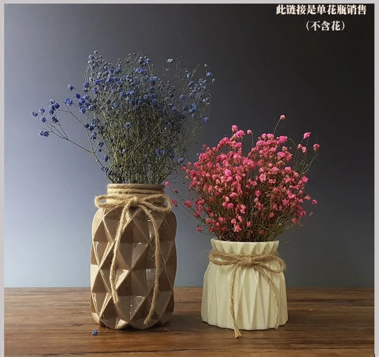 Домашняя керамическая ваза для цветов декоративная Современная столешница