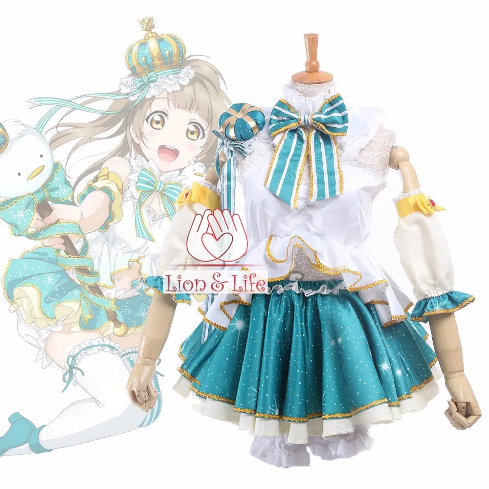 Японское аниме Love Live Tojo/Umi/Eli/Hanayo/Nico/Rin, платье принцессы Лолиты, костюм для косплея, один размер