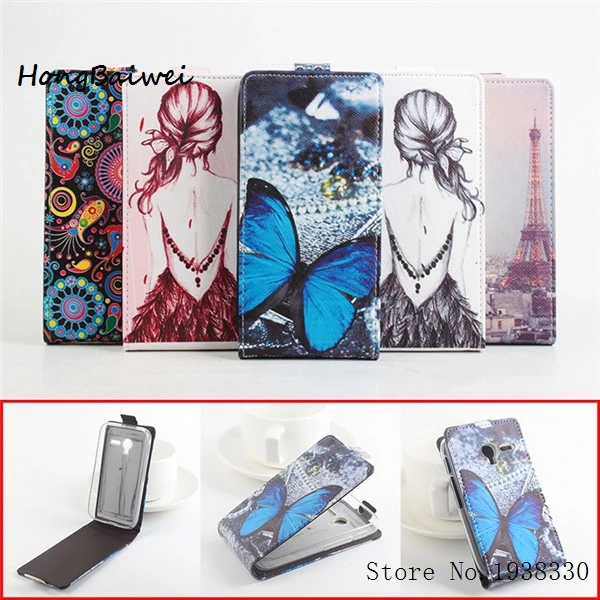 Hongbaiwei высокое качество 5 картины кожаный бумажник флип Чехол Alcatel One Touch Pixi 3 3.5 ot-4009x
