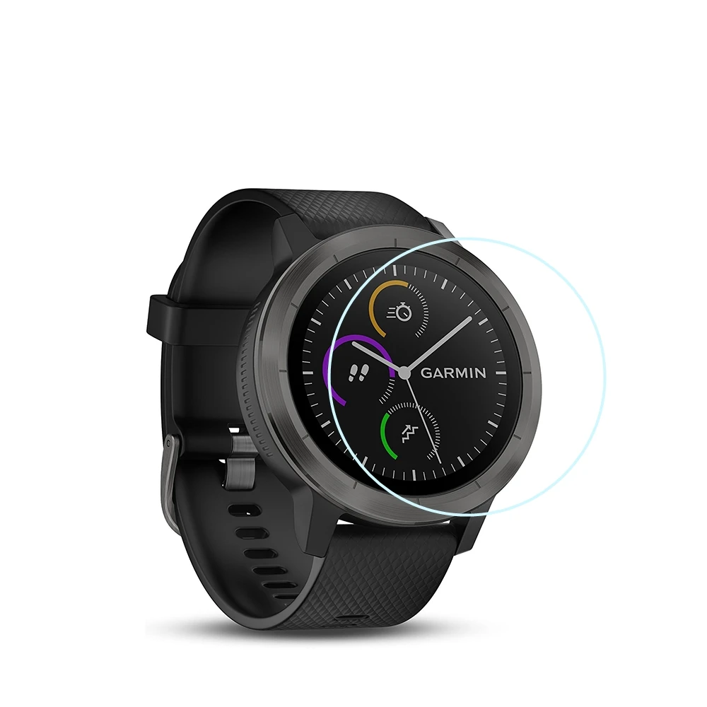 Защитная пленка из закаленного стекла HD для часов Garmin Vivoactive 3 2.5D 9H с защитой от