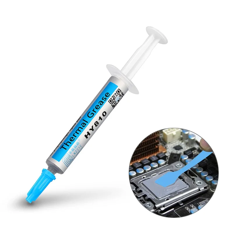 Overfly Универсальный термопаста шприц Серебряный процессор чип теплоотвода паста