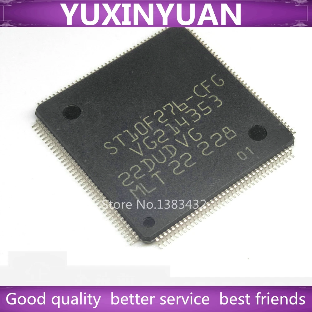 

5 шт./лот, новинка, оригинал, ST10F276-CFG ST10F276 10F276 QFP144
