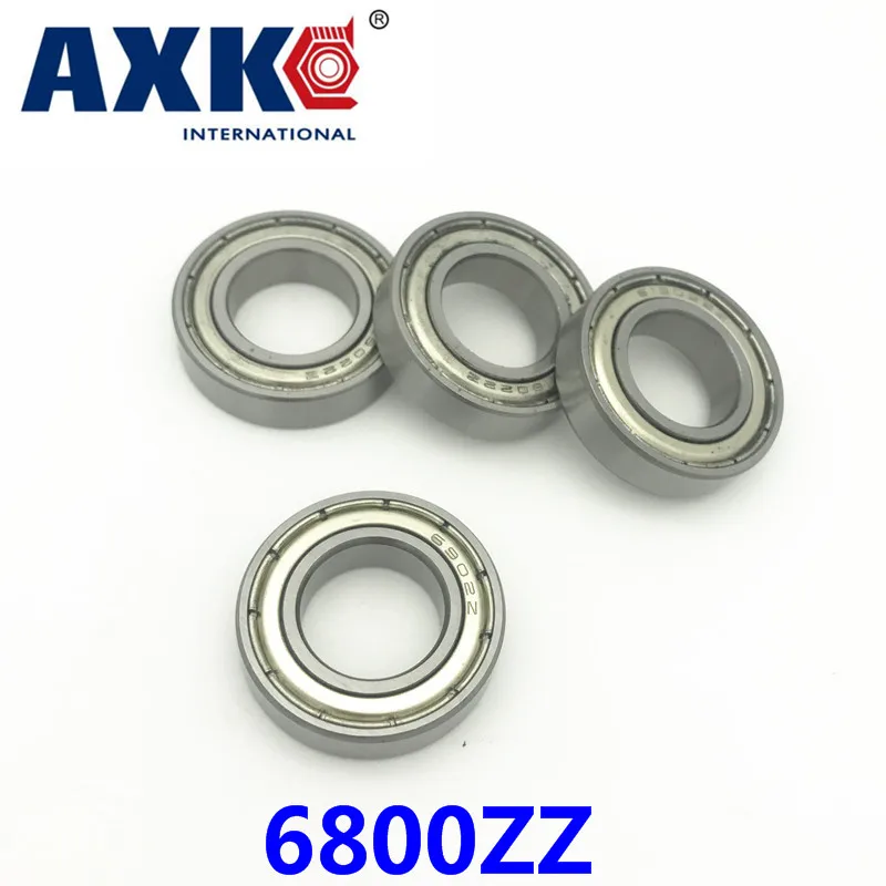 Axk 6800zz подшипник флейта (10 шт.) 10*19*5 мм Метрическая тонкая секция 6800 фонарей 6800z 61800