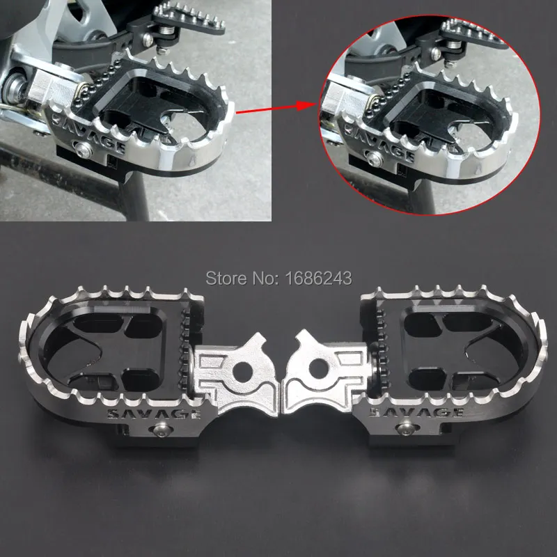 Мотоцикл Алюминий спереди широкий жира подножки для ног BMW F700GS F800GS R1200GS F650GS