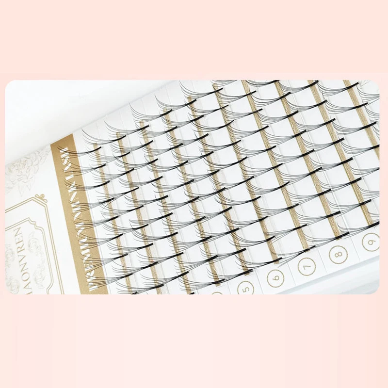 Новый черный готовых вентилятор объем и удлинение ресниц 3D 5D 6D кластера ресницы C