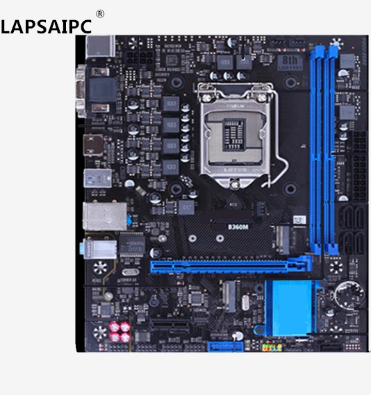 Lapsaipc B360,      i3 8100 i5 8400 i7 8700 DDR4 USB 3, 0 SATA3 PCI-E 3, 0 3