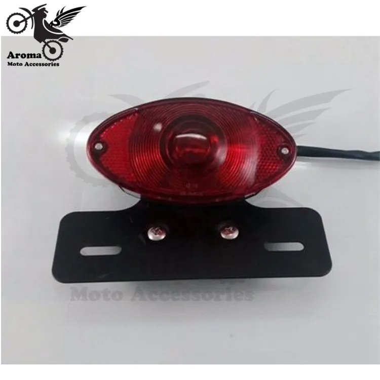 Универсальный светодиодный задний фонарь для мотоцикла rcycle с красными линзами