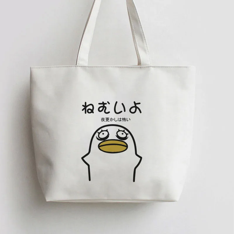 GINTAMA Sadaharu Elizabeth just away японская аниме сумка для покупок Холщовая Сумка сумки тоут