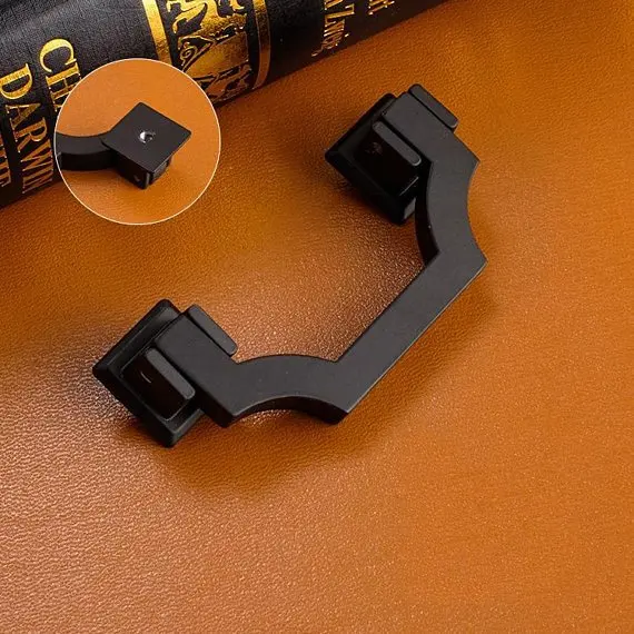 2.5'' 3.75&quot Black Drawer Pulls Drop Ring Dresser Knobs Bail Pull Cabinet Handle Door Handles Kitchen Cupboard Hardware |