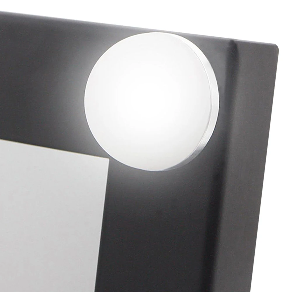 Table Square Single LED Model Portable Makeup Mirror with Bulbs Import Glass | Красота и здоровье