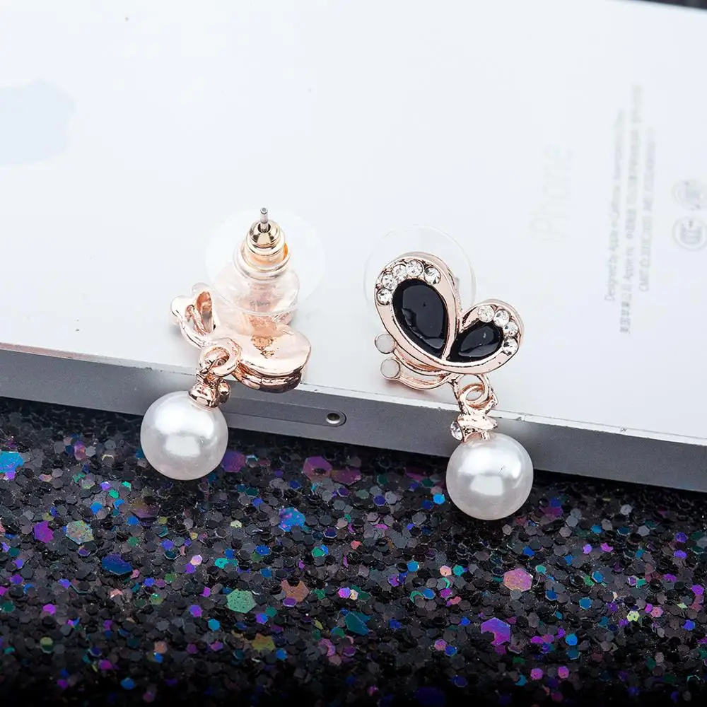 Производители продают Висячие серьги бабочки две модные темпераментные