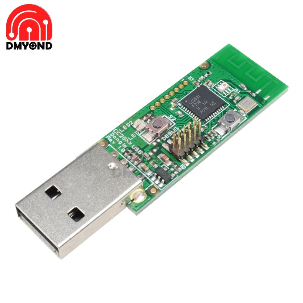Беспроводная плата Zigbee Sniffer CC2531 модуль анализатора Packet Protocol USB интерфейс Dongle Capture