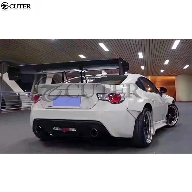 86 BRZ FRP Передний Задний бампер боковые юбки задний spolier для Toyota GT 86 Subaru BRZ широкий автомобиль ракета Банни комплект кузова 13-17