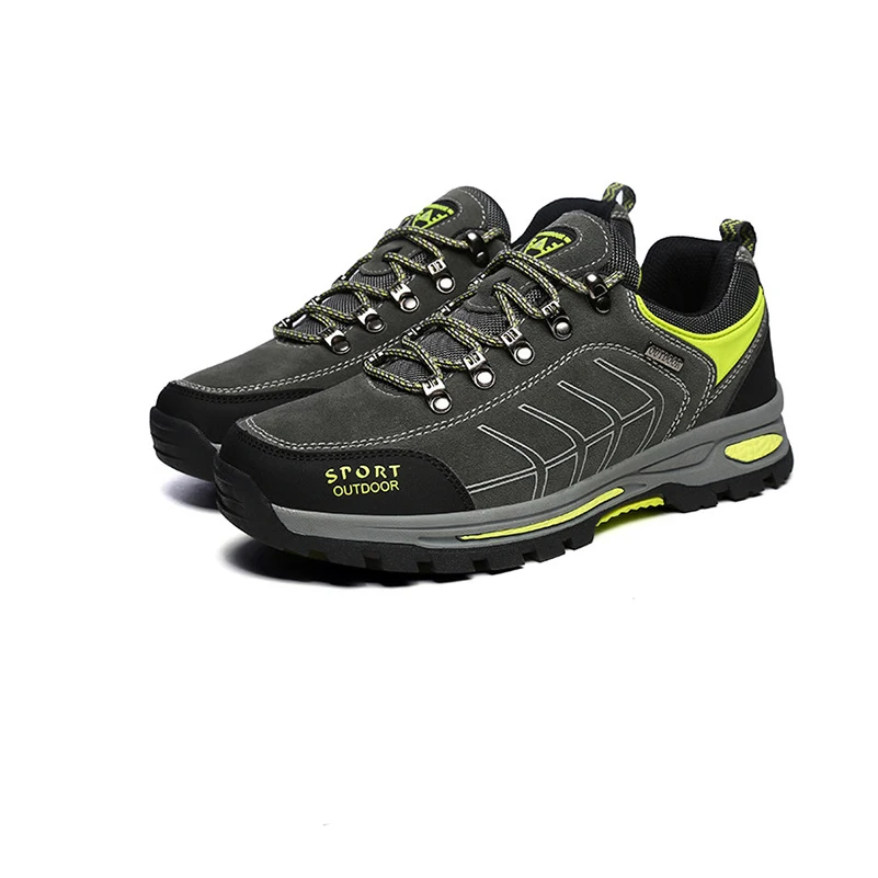 Мужские кожаные ботинки на меху коричневые непромокаемые до щиколотки теплая