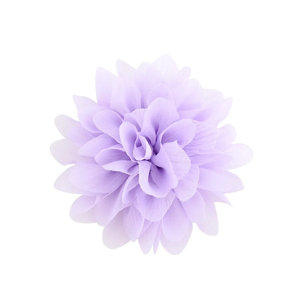 purple Ruoshui/шифоновые шпильки для волос для маленьких девочек; аксессуары для детей шпильки с цветами; заколки для волос для младенцев; модные головные уборы; подарки для детей - Цвет: purple
